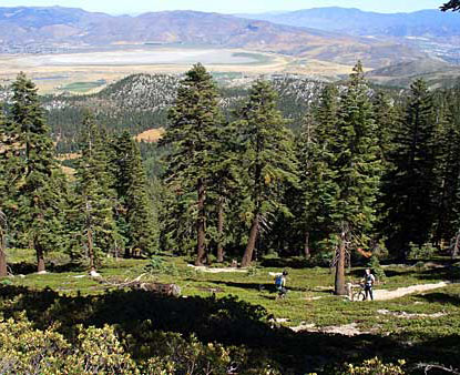 Tahoe Rim Trail, overlooking Nevada
