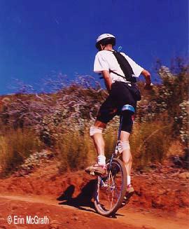 Brett with bulging calves